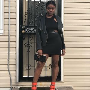 Black - cut out (side) Minnie dress.